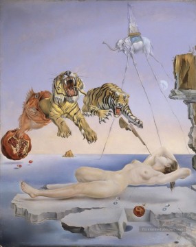 ザクロの周りを蜂が飛んでいることによって引き起こされる夢 サルバドール・ダリ Oil Paintings